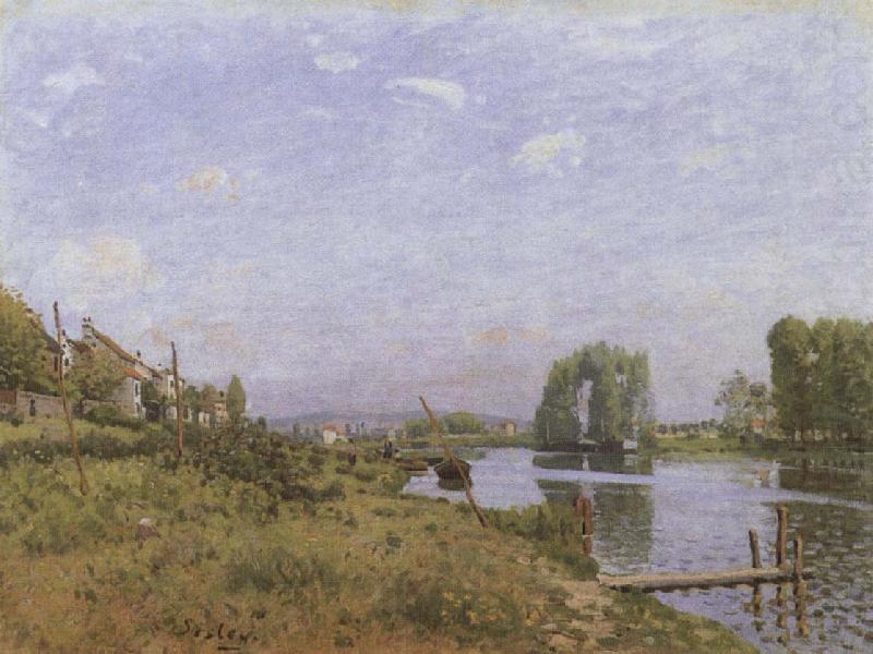 Alfred Sisley The island of Saint-Denis china oil painting image